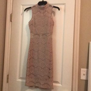 All lace midi dress